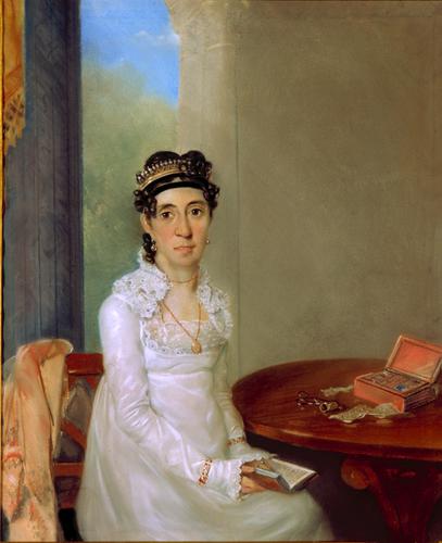 Portret van Rachel Henriques de Castro, geb. da Costa Gomes.