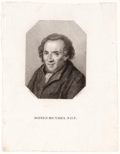 portret Mozes Mendelssohn