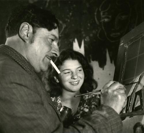 Jac. Zilverberg, reclameschilder en zijn dochter