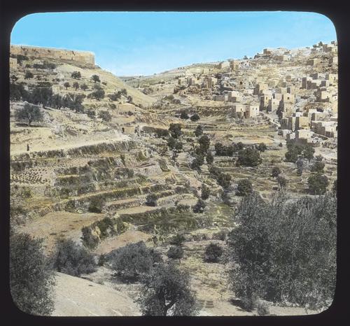 Valley of Jehoshaphat, City wall in the distance