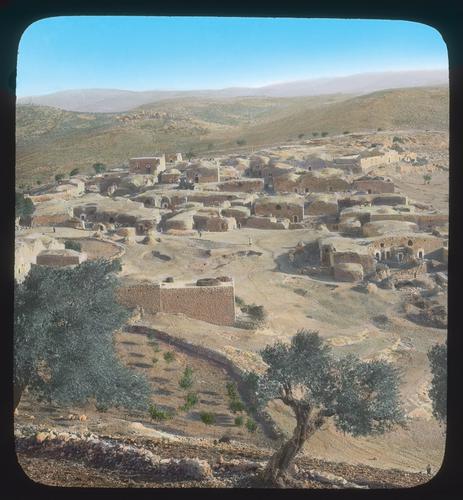 Village of K'fr Malek. Typical Judean village