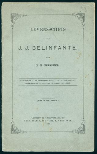 Levensschets van J.J. Belinfante