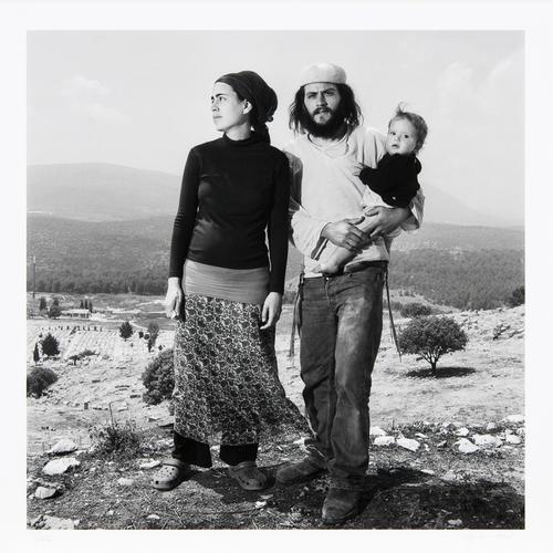 One Family: Nr. 18: Yael, cousin Nathan's daughter, with her husband Malachi and their firstborn son Gur Arie Yehuda, Safed, 2007