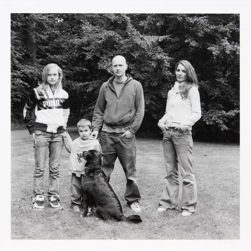 One Family: Nr. 19: Tal R, cousin Shmuel's son, with his wife Evren and their children Yunus and Marie, Copenhagen, Denmark, 2004
