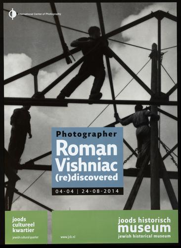 Tentoonstellingsaffiche Roman Vishniac (re)discovered