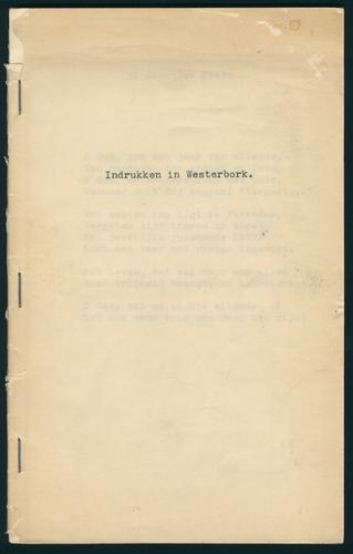 Indrukken in Westerbork