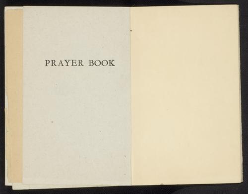 Prayer book abridged for jews in the armed force of the United States