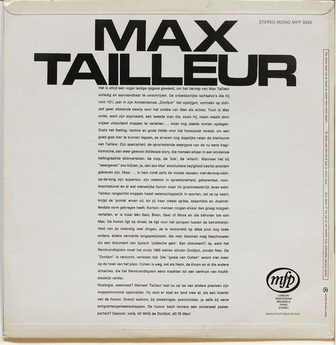 Max Tailleur (12½ Jaar Doofpot)